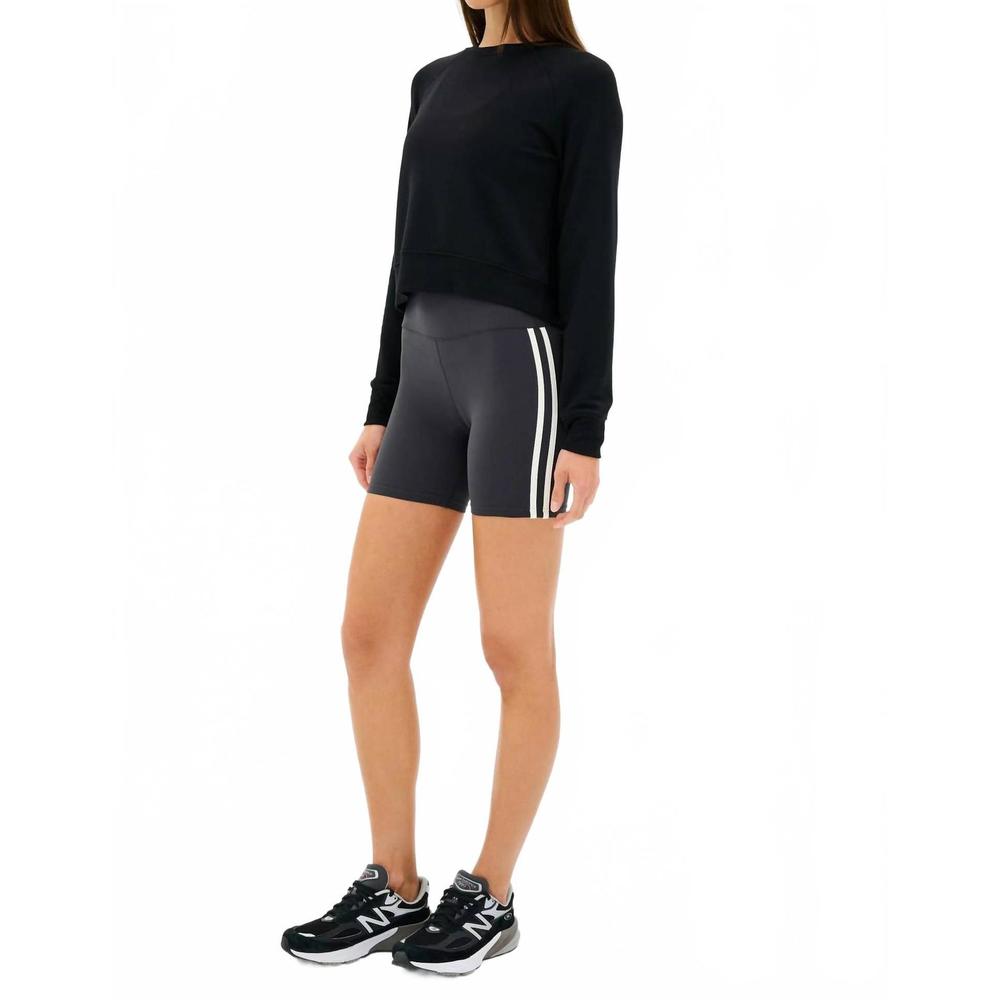 Splits59 Gray Leggings with White Stripes